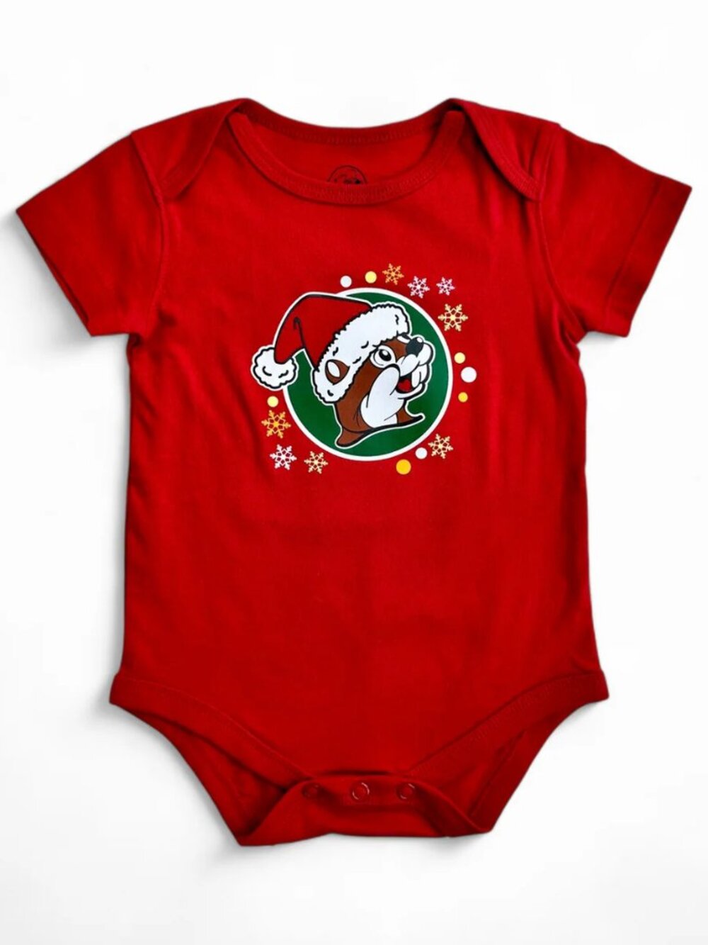 NWOT Buc-ee’s 2024 Limited Edition Christmas Believe Bodysuit 18M